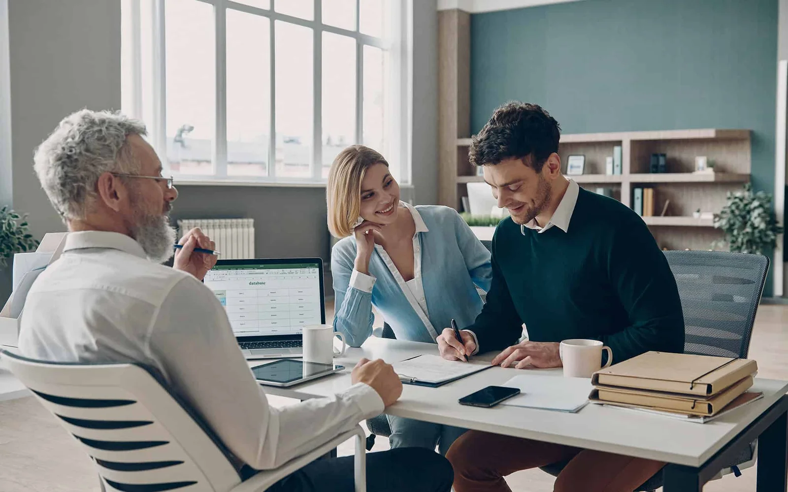 Financial consulting team